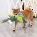 Indestructible Squeaky Dog Toy – Plush Animal Shape, Durable Chew for Large Dogs, Puppy Dental Training & Teeth Care