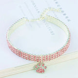 Shiny Crystal Bedazzled Cat Collar