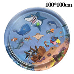 Inflatable Ocean Water Play Mat – Sensory Toy for Cats & Dogs