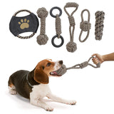 Cotton rope dog toy, suitable for small and medium-sized dog breeds, interactive, grinding and training