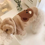 Cute Winter Dog Hoodie