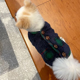 Winter Dog Cardigan – Warm Pet Coat for Small Dogs & Cats