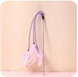 Feather Cat Toy – Interactive Stick with Bell