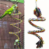 Parrot Hanging Rope Toy – Bird Cage Accessory