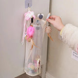 Wall-Mounted Pet Toy Storage Bag – Space-Saving Mesh Organizer for Cat & Puppy Toys