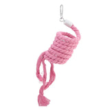 1PC Bird Toy Spiral Cotton Rope Chewing Bar Parrot for climbing and swinging