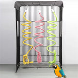 1PC Bird Toy Spiral Cotton Rope Chewing Bar Parrot for climbing and swinging