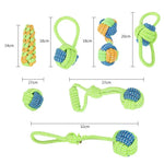 Chew & Play Cotton Rope Ball – Fun Dog Toy & Toothbrush