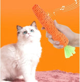 Cat toy - carrot teething and cat teasing sticks, bite-resistant and scratch-resistant for teething and clawing