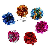 100PCS Cat Spring Toy Balls – Colorful EVA Chew and Scratch Set