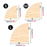 Fan-shaped Parrot Wooden Stand Rack Bird Cage Accessories Perch for Small Animal Chinchilla Squirrel Hamster Bird Stand Board