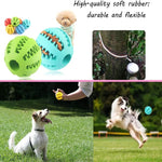 Interactive Chew & Treat Ball – Rubber & Silicone Pet Toy