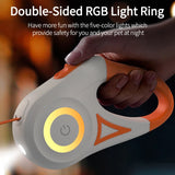 Retractable Dog Leash with LED Light – 5m