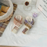 Fancy Winter Pet Dog Scarf with Lattice