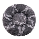 Round Plush Pet Bed – Soft Winter Sleeping Nest for Cats & Dogs