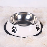 Stainless Steel Pet Bowl – Non-Slip Cat Dog Feeder