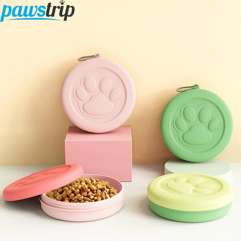 Portable Pet Food & Water Bowl