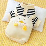 Cute Dog Hoodie – Thin Autumn Winter Outfit with D-Ring