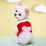 Knitted Dog Sweater – Cozy Autumn/Winter Turtleneck for Small Dogs & Cats