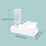 Tilted Pet Bowl – Protects Dog Cat Neck