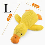 Plush Duck Dog Toy – Bite-Resistant, Sound & Teeth-Grinding Comfort Toy for Small & Large Dogs