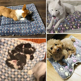 Flannel Pet Sleeping Mat – Dog Cat Bed