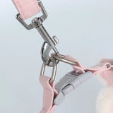 Winter Padded Dog Harness & Leash – Adjustable Vest for Dogs & Cats