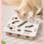 Sisal Cat Scratching Post – Indoor Cat Furniture & Kitten Play Toy | Interactive Scratcher for Exercise & Entertainment
