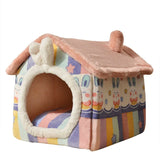 Foldable Easter Pet House – Warm Cave Bed for Small & Medium Dogs & Cats