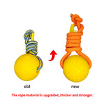 EVA Durable Dog Toy Set (4-Pack) – Flying Disc, Ball & Tug Rope for Puppies & Adult Dogs, Chew-Proof Teeth Cleaning