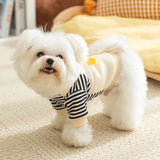 Cute Dog Hoodie – Thin Autumn Winter Outfit with D-Ring