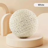Interactive Sisal Cat Scratching Ball – 10CM Sounding Toy for Kittens | Teeth Cleaning, Anti-Bite & Fun Play