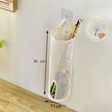 Wall-Mounted Pet Toy Storage Bag – Space-Saving Mesh Organizer for Cat & Puppy Toys