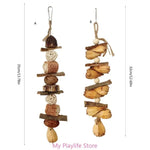 Colorful Block Bird Beak Grinding Toy Promotes Beak Health