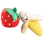 Banana Plush Squeaky Chew Toy – Bite-Resistant Dog Training Toy