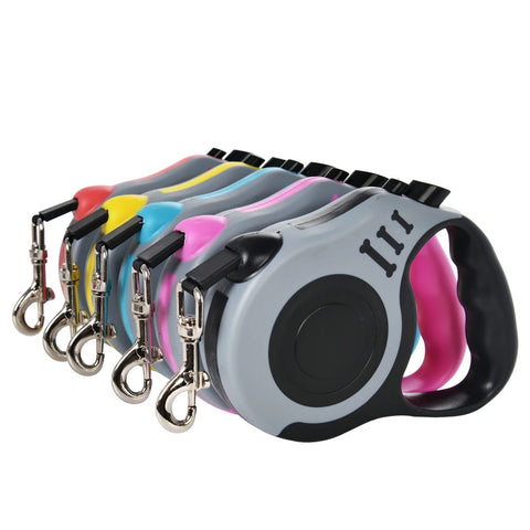 Retractable Dog Leash – 3m 5m Nylon Lead