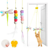 Elastic Cat Scratch Rope Toy – Interactive Hanging Teaser