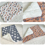 Flannel Pet Sleeping Mat – Dog Cat Bed