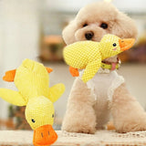 Plush Duck Dog Toy – Bite-Resistant, Sound & Teeth-Grinding Comfort Toy for Small & Large Dogs