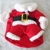 Cute Santa Claus Christmas Costume for Small Dogs