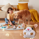 Automatic Bouncing Plush Dog Toy – Interactive Squeaky Self-Moving Fun