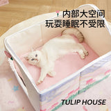 Foldable Easter Pet House – Warm Cave Bed for Small & Medium Dogs & Cats