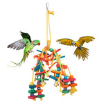 Wooden Bird Toys for Cage - Training Bird Toys