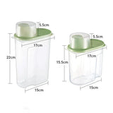 Airtight Pet Food Storage Jar – Measuring Cup Included