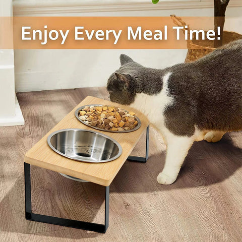 15° Tilted Elevated Cat/Dog Bowls