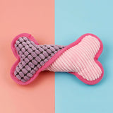 Plush Squeaky Bone Dog Toy – Soft & Fun Stuffed Toy for Small, Medium & Large Dogs | Perfect Puppy Birthday Gift