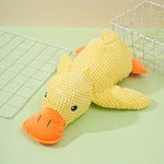 Plush Duck Dog Toy – Bite-Resistant, Sound & Teeth-Grinding Comfort Toy for Small & Large Dogs