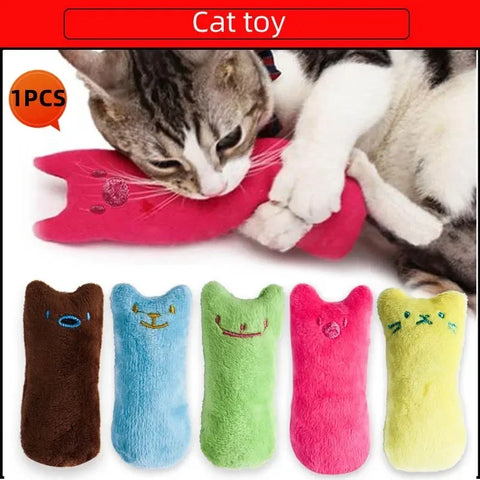Plush Cat Toy for Pets – Soft & Cuddly Play Toy in 5 Colors