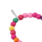 1PC Bird Toy Spiral Cotton Rope Chewing Bar Parrot for climbing and swinging