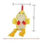 Small Stuffed Dog Chew Toy – Durable Plush, Bite-Resistant with Squeaker & Rattle for Puppies